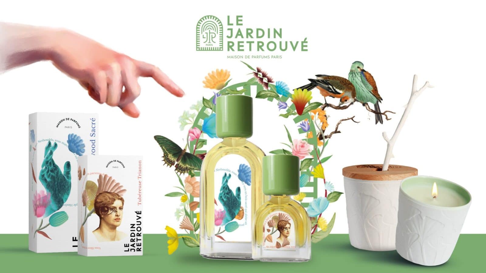 LE JARDIN RETROUVE 1 Le Jardin Retrouvé, ένα από τα πρώτα «clean» brands αρωμάτων έφτασε στην Ελλάδα