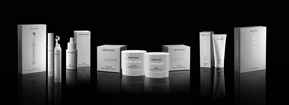 Ameson Rejuvenation product range black low res H νέα σειρά Ameson της Juliette Armand για την περιποίηση της επιδερμίδας