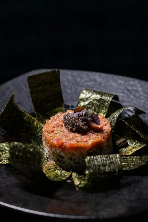 Carabineros Tartare KIKU: Dolce Vita & Tempura 