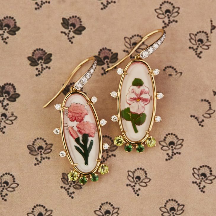 Pansy earrings Francesca Villa, η ανατρεπτική σχεδιάστρια κοσμημάτων